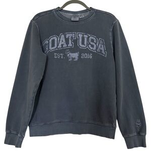 GOAT USA Adults' Linden Crewneck Sweatshirt in Slate  
Size Small